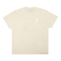 Off-White Logo Print Tee In Melanage 'Grey' OMAA038F20FAB0080801