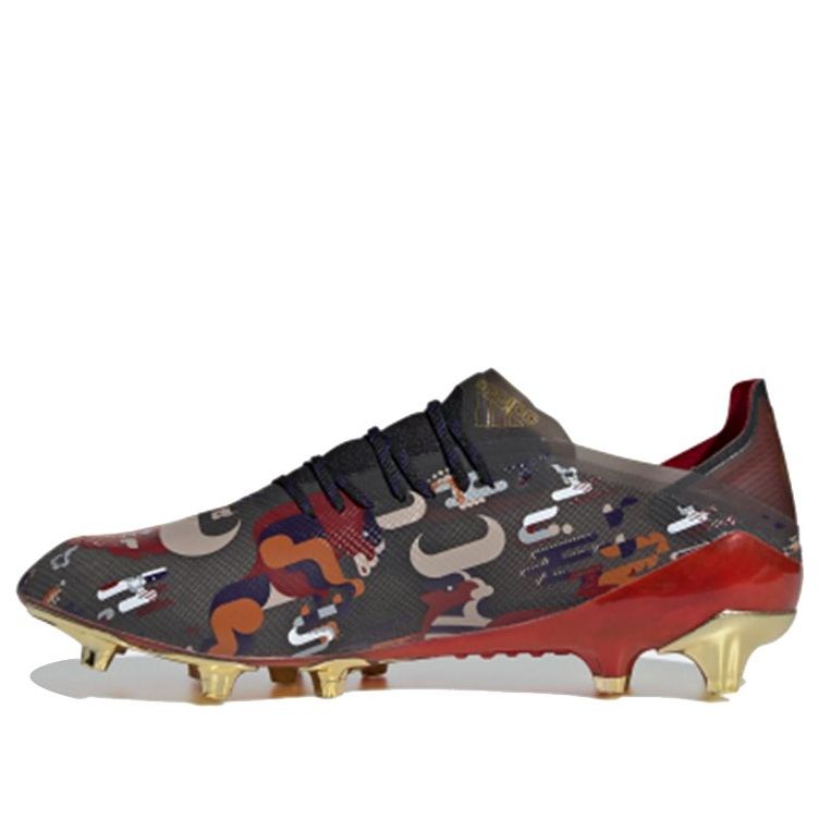 adidas X Ghosted.1 AG 'Black Gold Metallic Scarlet' G54892