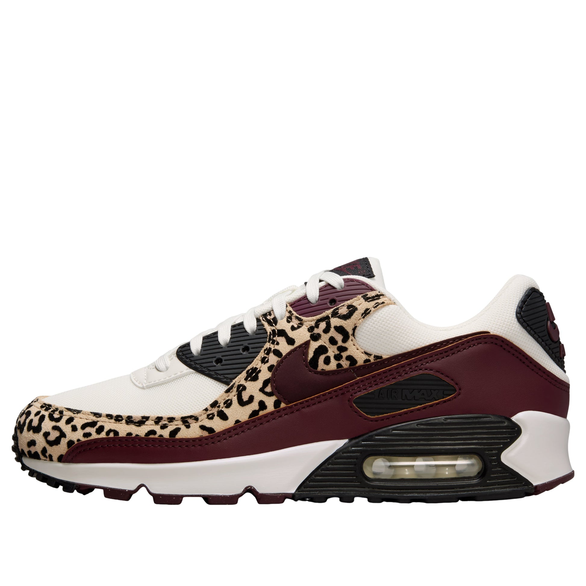 (WMNS) Nike Air Max 90 'Leopard Burgundy' IF1619-102