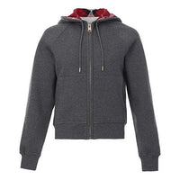 (WMNS) هودي بربري كاجوال رمادي 40385251