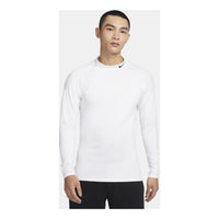 Nike Pro Dri-FIT Fitness Mock-Neck Long-Sleeve T-shirt 'Whiet' FB8516-100