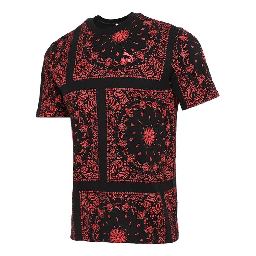 PUMA OB All Over Print T-Shirt 'Red' 532652-01