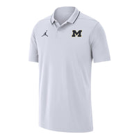 Air Jordan Michigan Dri-FIT College Coaches Polo 'White' DZ8377-100