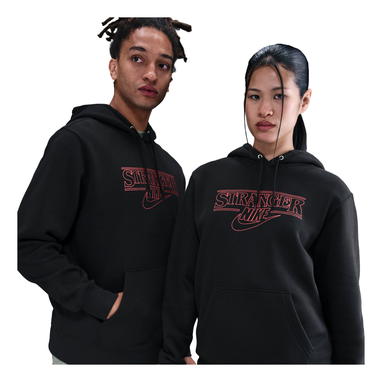 Nike x Stranger Things Fleece Hoodie 'Black' IF8519-010