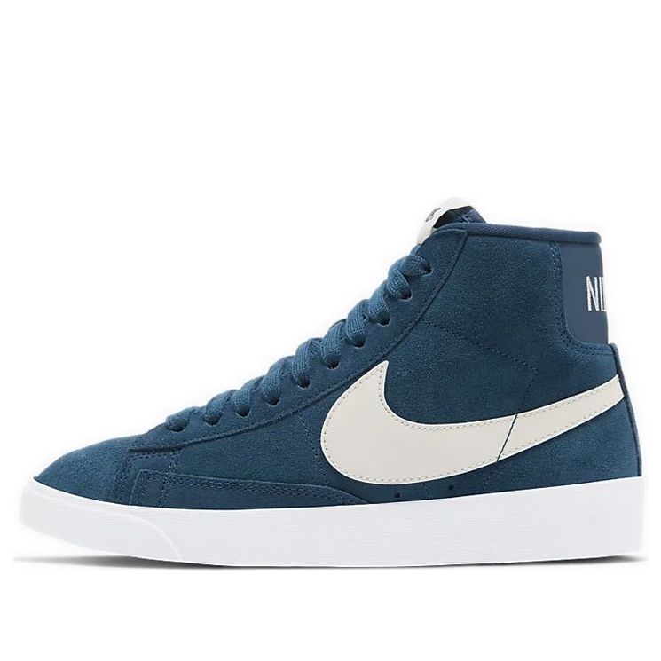 (WMNS) Nike Blazer Mid Vintage Suede 'Blue White' AV9376-403