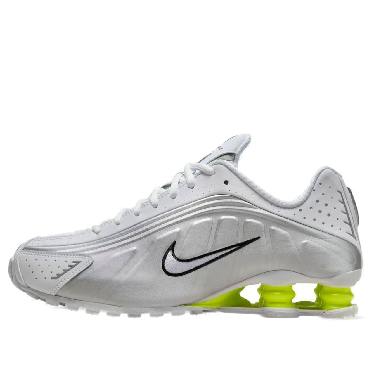 (WMNS) Nike Shox R4 'White Metallic Silver' AR3565-102