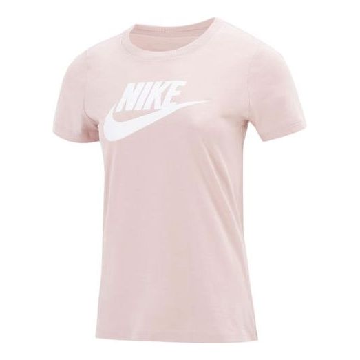 (WMNS) Nike AS W Nike Sportswear Tee ESSNTL ICON FUTUR PINK OXFORD BV6170-601