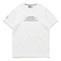 FILA Alphabet Printing Short Sleeve White T11M021104F-WT