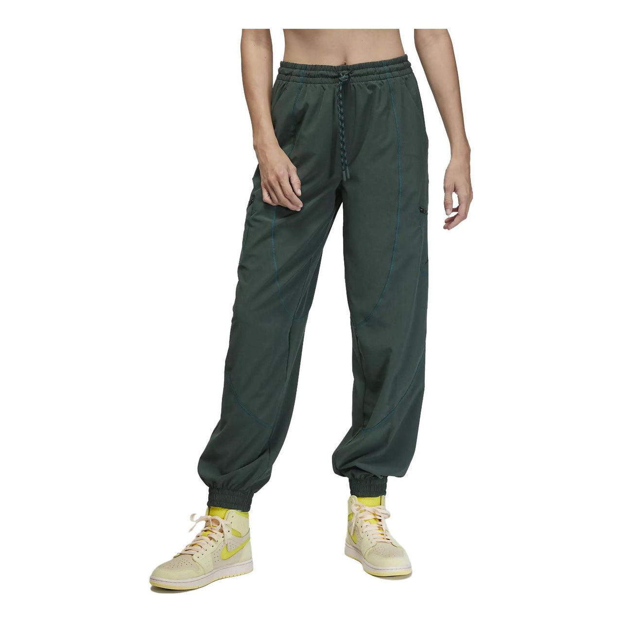 (WMNS) Air Jordan Sport Tunnel Trousers 'Green' FB4659-316