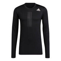 adidas TF Turf Warm Ls Casual Sports Long Sleeves Round Neck Black GT9516