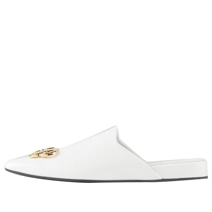 (WMNS) Balenciaga Cosy Mules White 601218WA9D19047