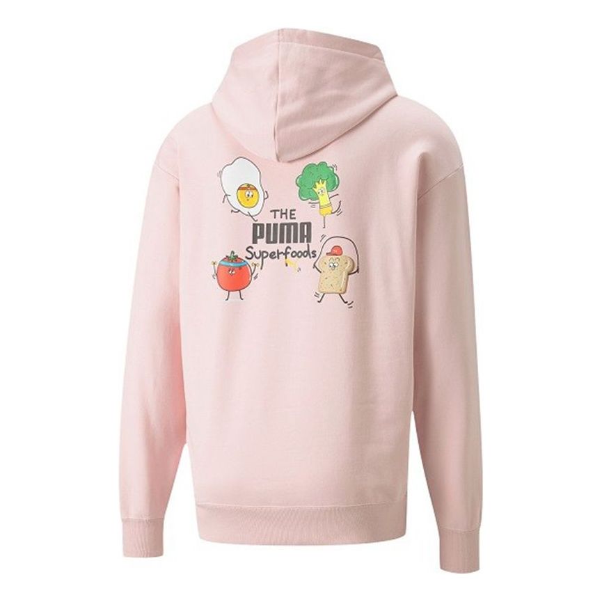 PUMA Club Graphic Living Series Funny Printing Knit Sports Pink Red 533198-36