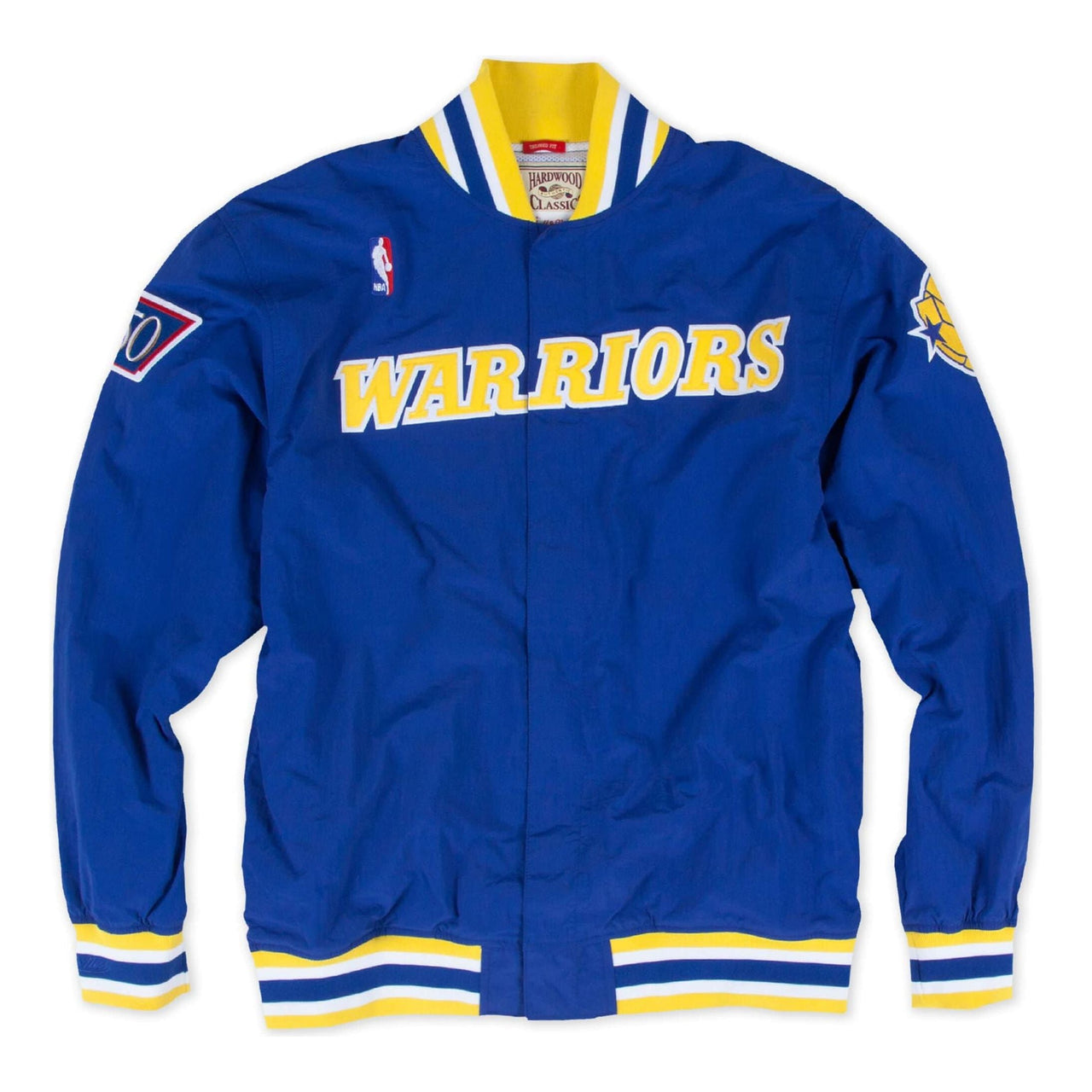 Mitchell & Ness x NBA Golden State Warriors 1996-97 Warm Up Jacket 'Blue Yellow' 6056-310-96GSW