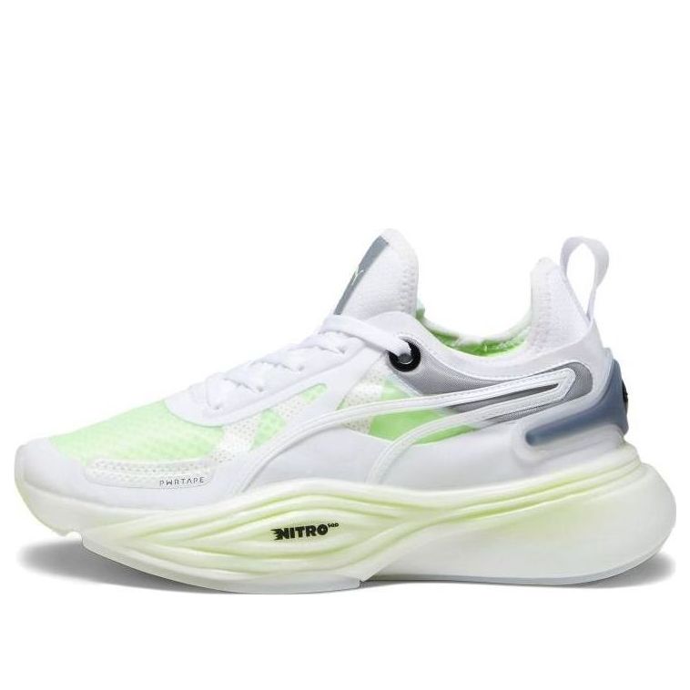 (WMNS) PUMA PWR XX Nitro Squared 'White Speed Green' 378688-02