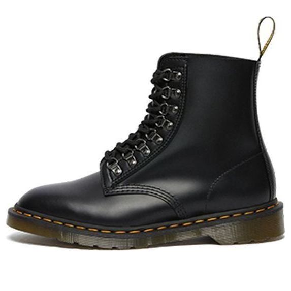 Dr. Martens 1460 Pascal Verso Smooth Leather Lace Up Boots 'Black' 26531001