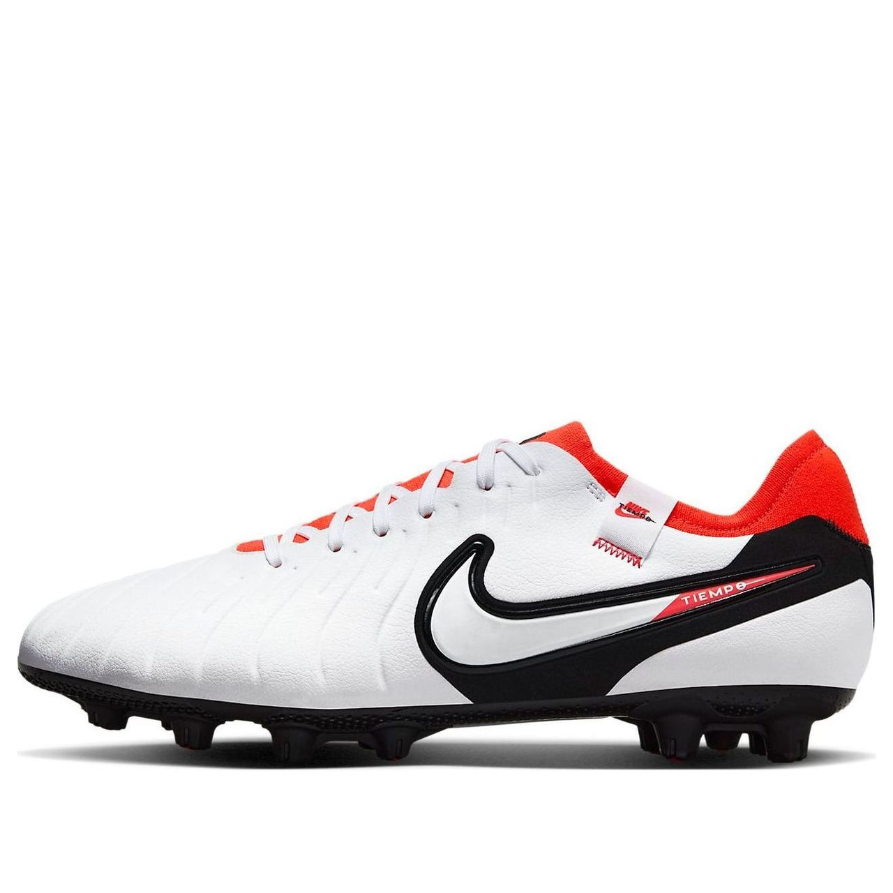 Nike Tiempo Legend 10 Pro HG Low-Top 'White Bright Crimson' DV4332-100