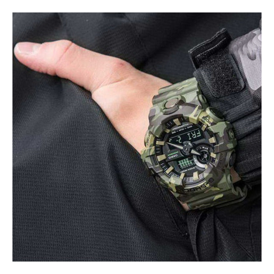 CASIO G-Shock Analog-Digital 'Green' GA-700CM-3A
