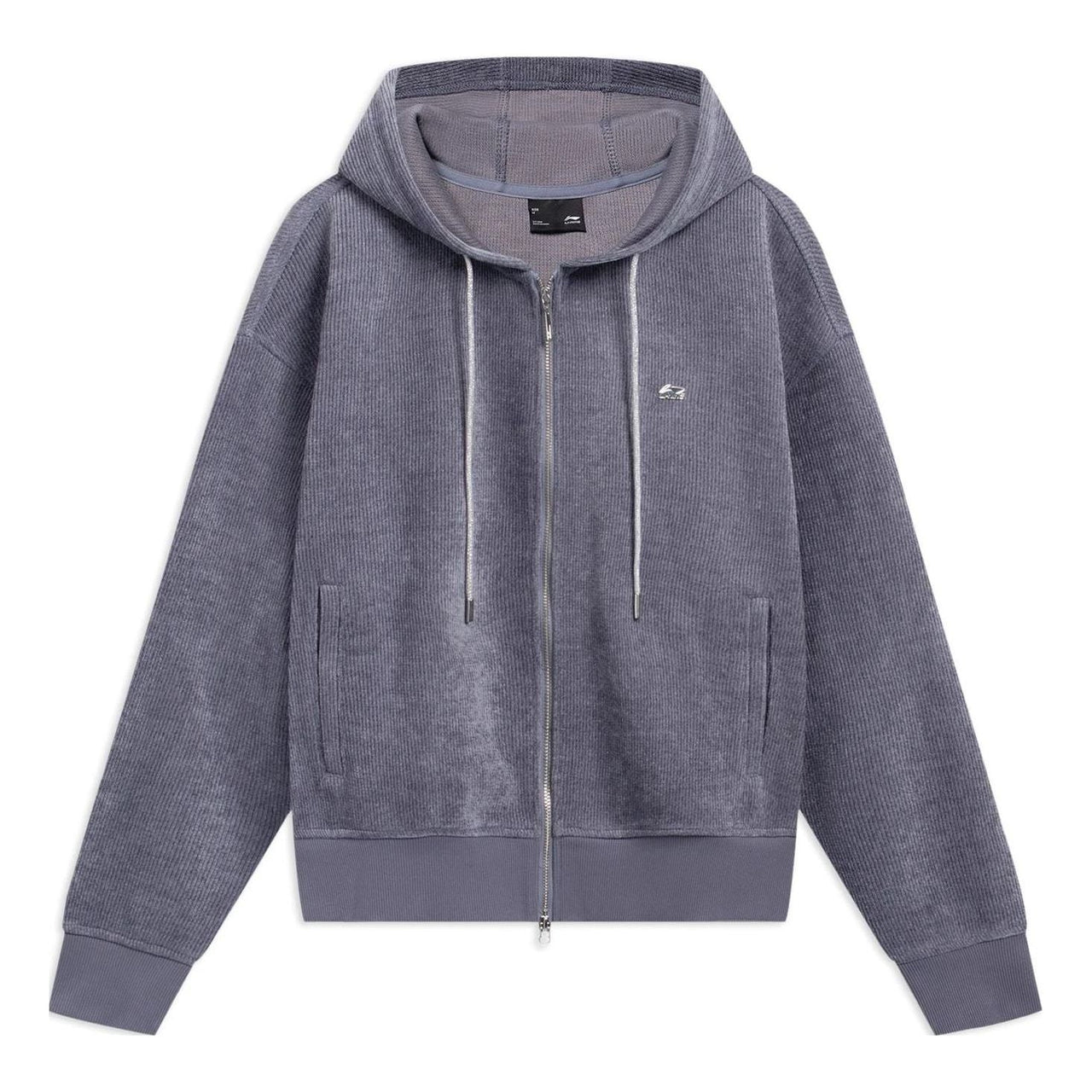 (WMNS) Li-Ning Small Logo Woven Hooded Jacket 'Purple' AWDT022-3
