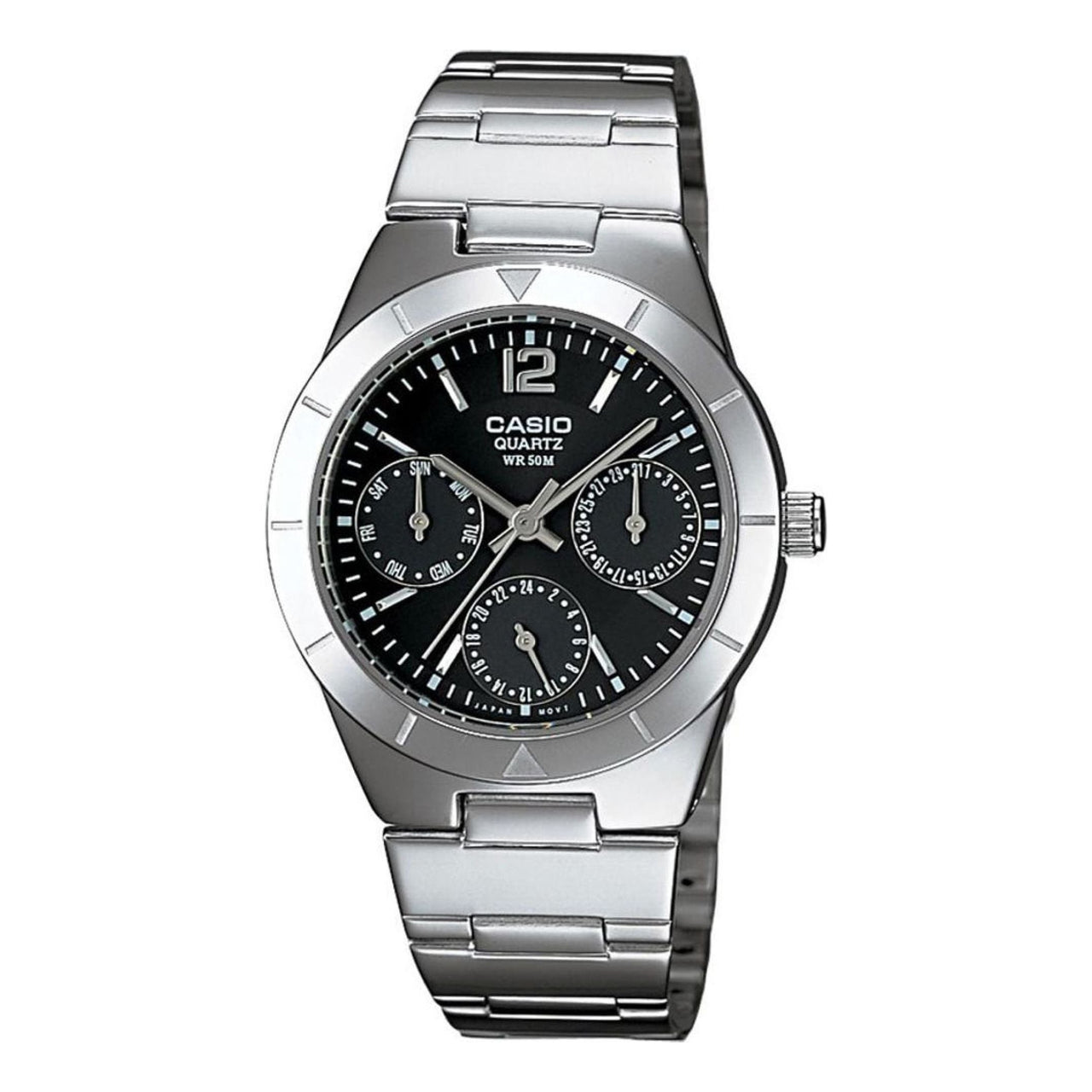 Casio Edifice Stylish Simplicity Analog Watch 'Silver' LTP-2069D-1A