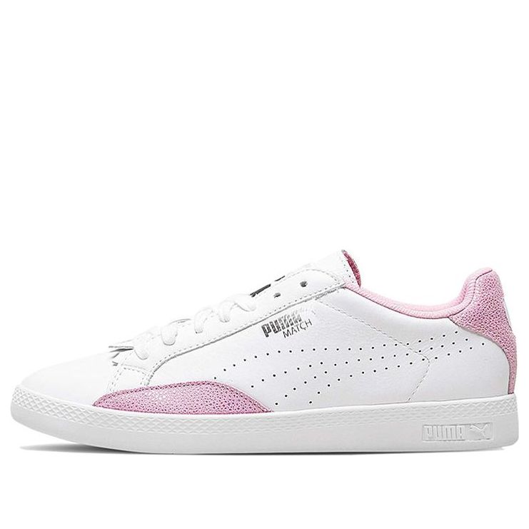 (WMNS) PUMA Match Lo Reset Casual Shoes White/Pink 362724-01