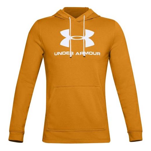 Men's Under Armour UA Terry Training Sports Gold Yellow 1348520-711