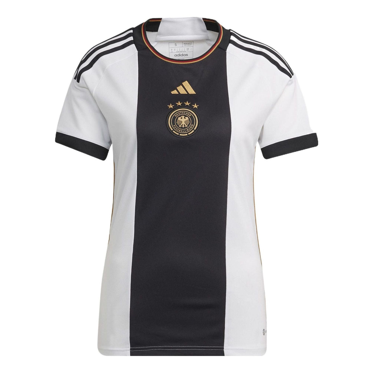 (WMNS) adidas Germany 22 Home Jersey 'White Black' HF1474