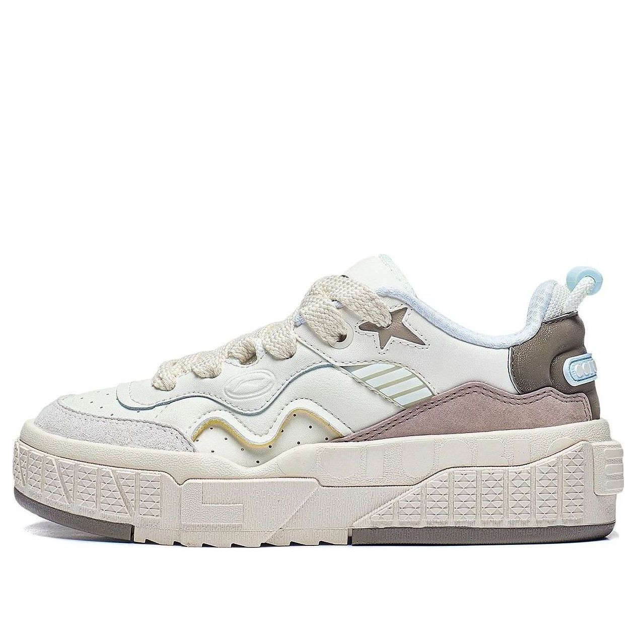 (WMNS) Li-Ning 001 Unblock 'White Grey' AGCT218-3
