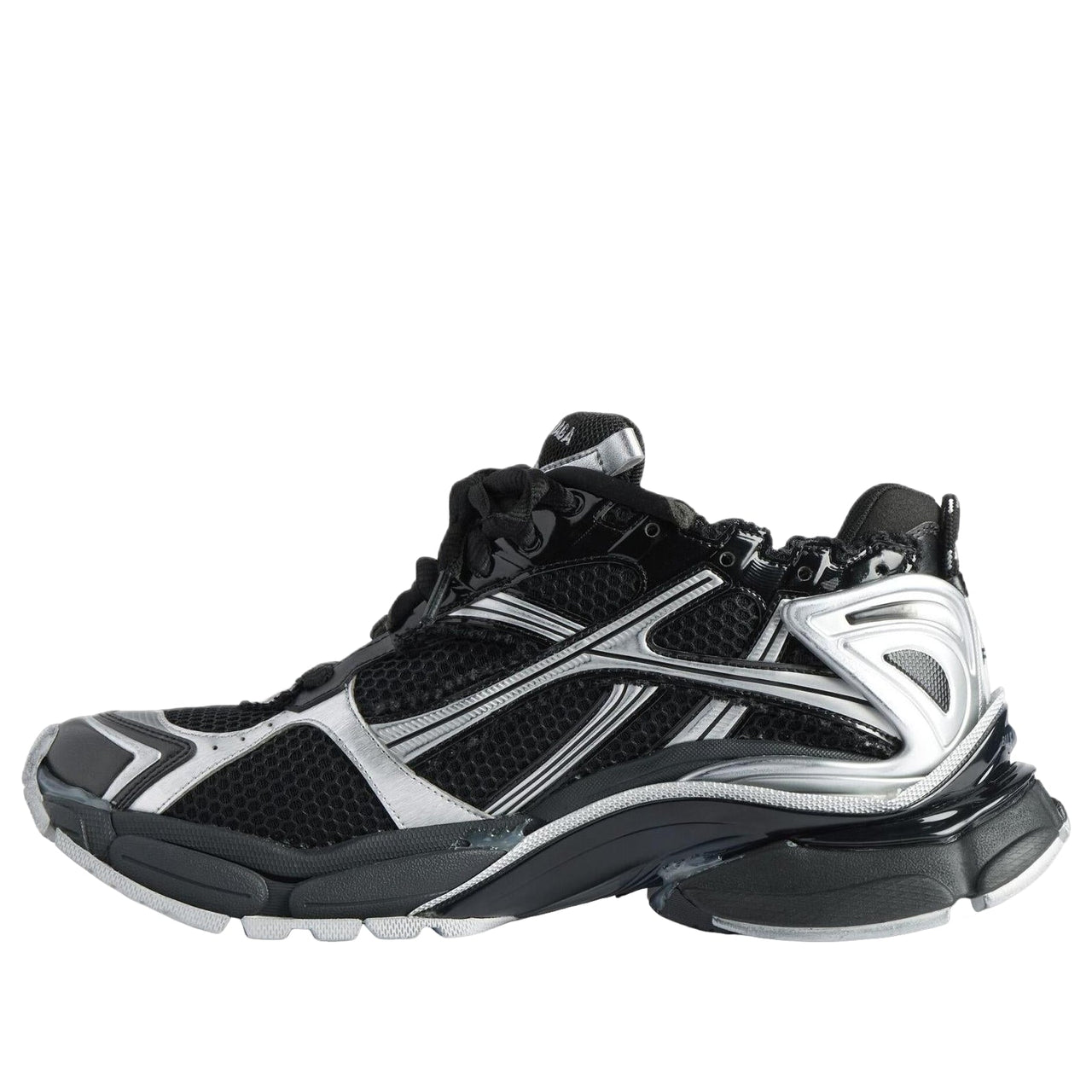 (WMNS) Balenciaga Runner Sneaker 'Black Silver' 772767W3RMU1100