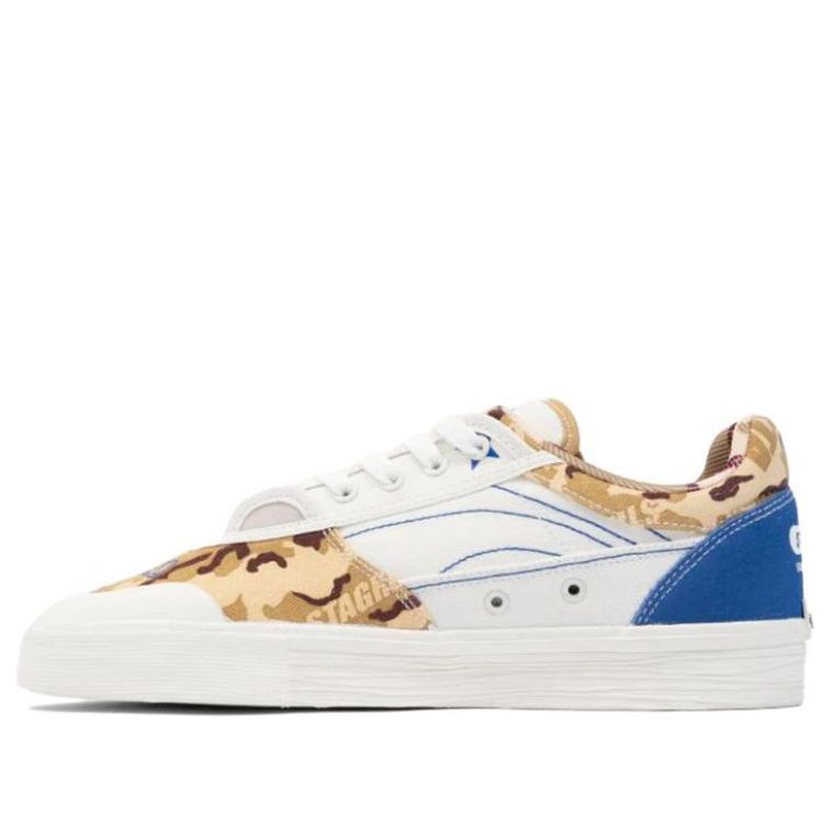 Li-Ning Wave Low 50/50 'White Brown Blue Special Box' AECS045-2