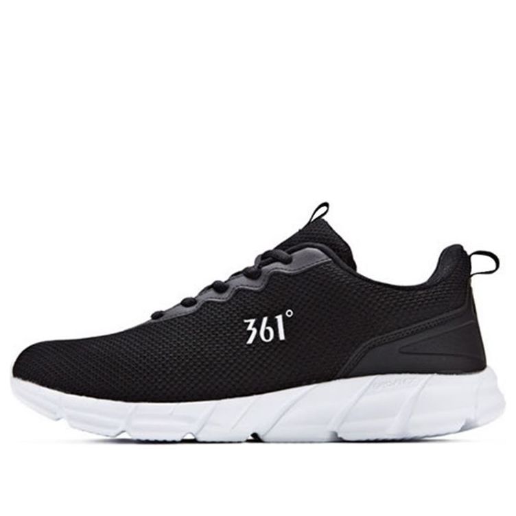 361 Degrees Casual Running Shoes 'Black White' 671832280-3