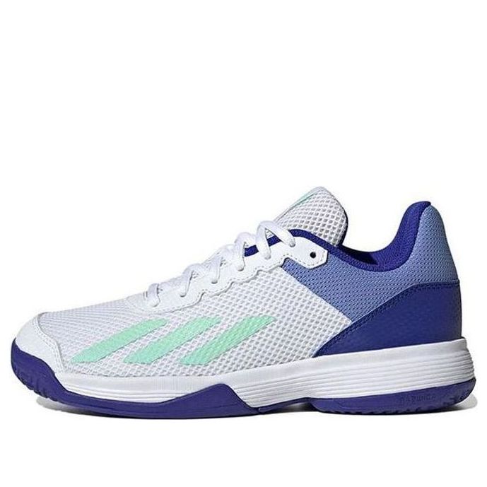 (GS) adidas Courtflash Tennis 'White Lucid Blue' HP9715