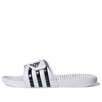 adidas Adissage Slides 'White Black' F35573