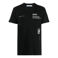 Off-White SS21 Arrows Printing Round Neck Printing Short Sleeve Ordinary Version Black OMAA027S21JER0271001