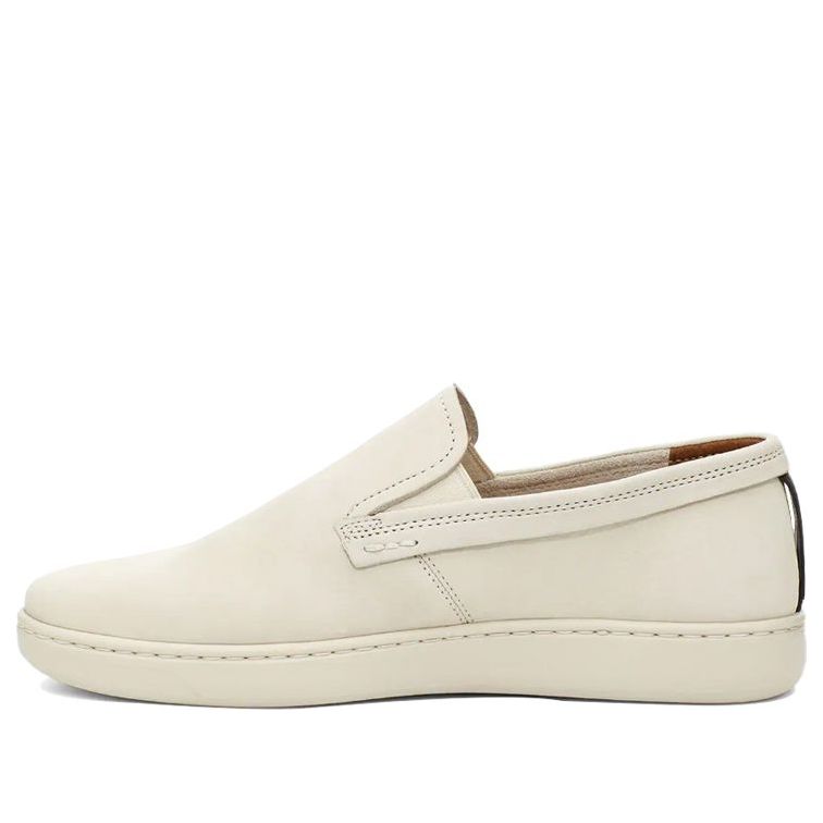 UGG Pismo Slip On Fashion Casual One Pedal Skate Shoes White 1110980-BNW