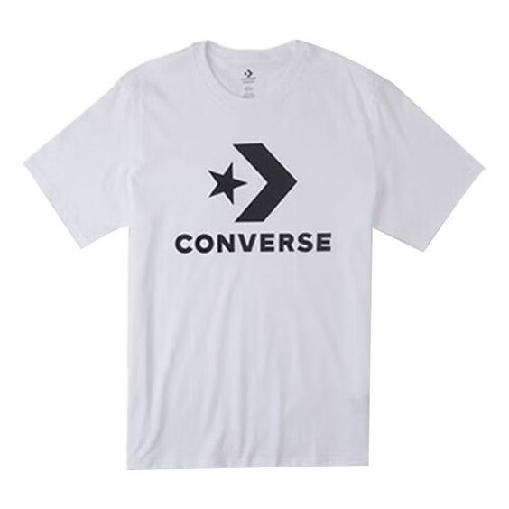 Converse Go-To Star Chevron Standard Fit T-Shirt 'White' 10025458-A03