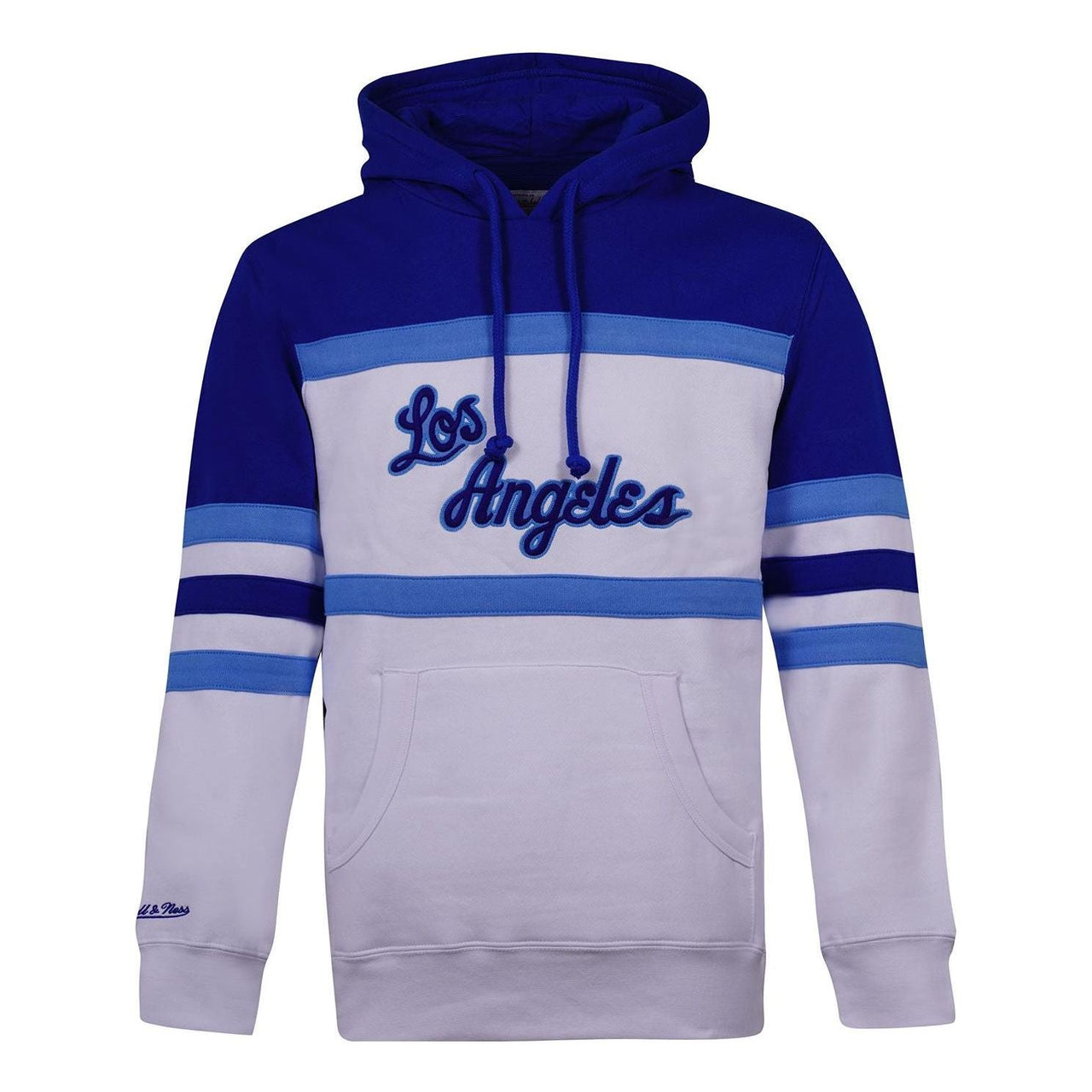 Mitchell & Ness x NBA Coach Los Angeles Lakers Hoodie 'White Blue' FPHDSC19029-LALWHRY