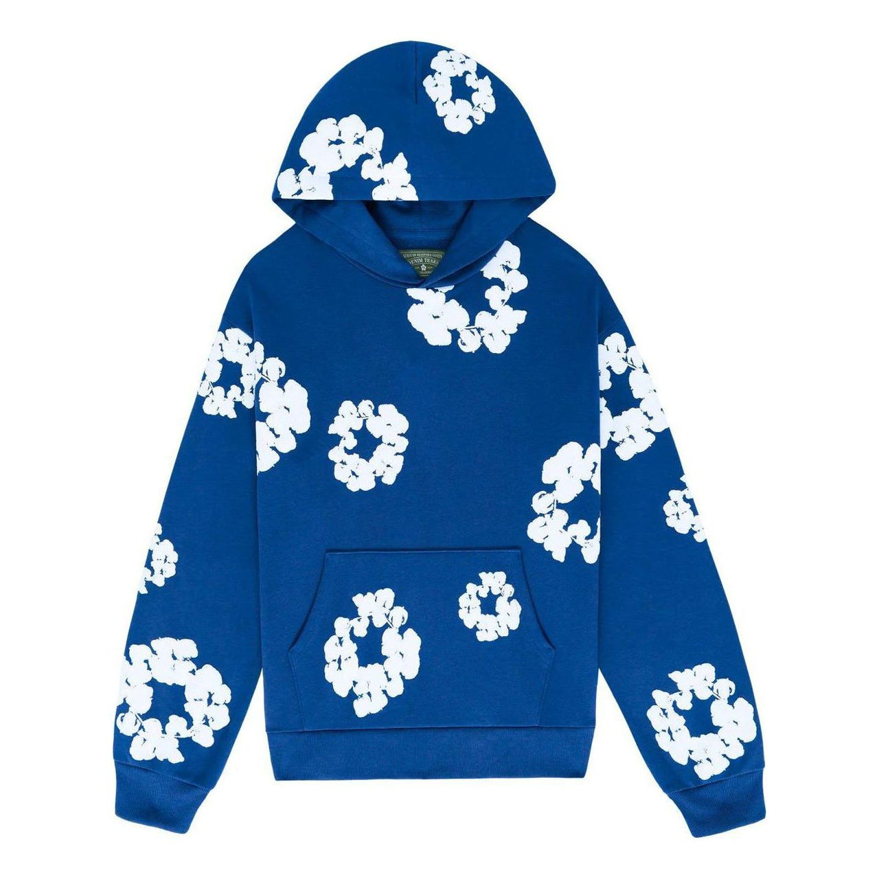 Denim Tears Cotton Wreath Hoodie 'Blue White' 301-020-30