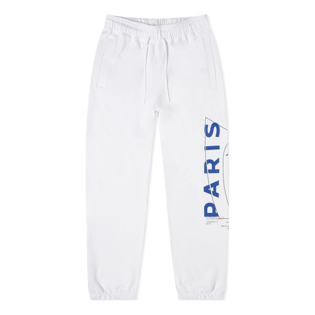 (WMNS) Air Jordan x PSG Sweatpants 'White' DN3461-100