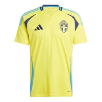 adidas Sweden 24 Home Soccer Jersey Asia Sizing 'Yellow' IN1103