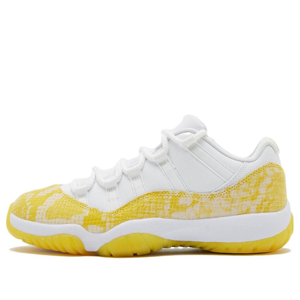 (WMNS) Air Jordan 11 Retro Low 'Yellow Snakeskin' AH7860-107