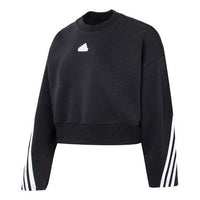 (WMNS) adidas Future Icons 3-stripes Sweatshirt 'Black' IB8494