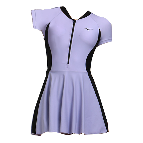 (WMNS) Mizuno One Piece Skirt Swimsuit 'Purple' N2CA1322