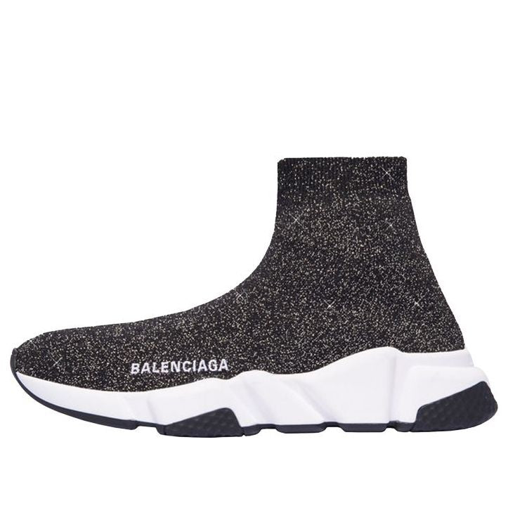(WMNS) Balenciaga Speed Trainer High 'Black Gold' 2019 530284W06801088