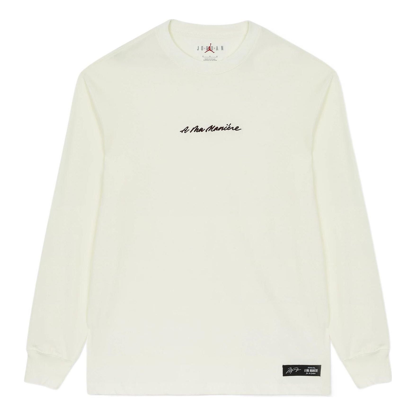 Air Jordan x A Ma Maniere Long Sleeves T-Shirt 'Beige' DJ9758-133
