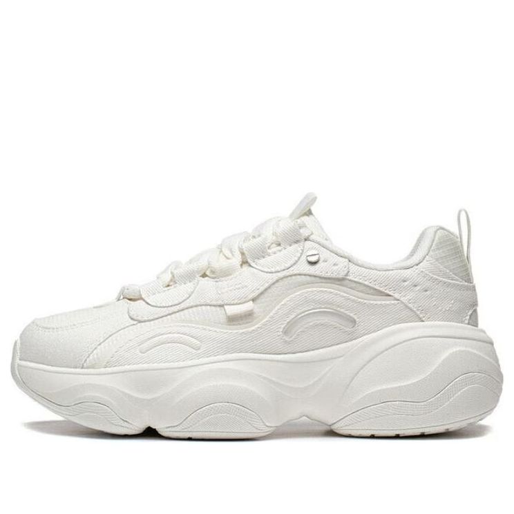 (WMNS) Li-Ning Mia Retro Dad Shoes 'White' AGCT126-1