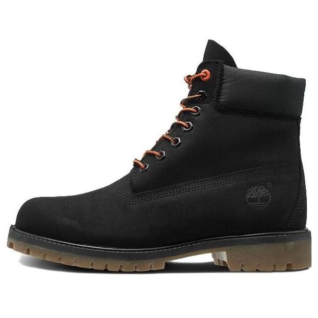 Timberland 6 Inch Premium Wide-Fit Boots 'Black Nubuck' A1U7M