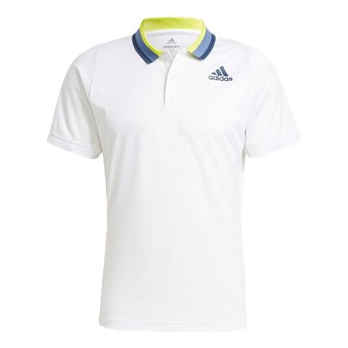adidas Flft Polo Pb Hr Tennis Breathable Sports Short Sleeve polo White GP5736