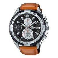 CASIO EDIFICE Quartz Waterproof Mens SilverBlack Analog EFR-539L-1BV