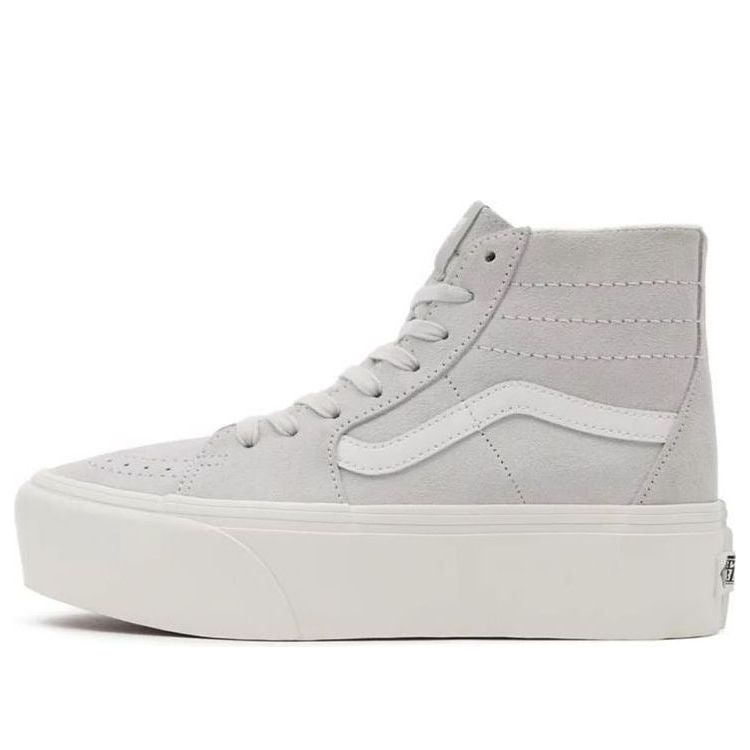 Vans SK8-HI Tapered Stackform High-Top Sneakers Grey 'Gray White' VN0A5JMKB7D