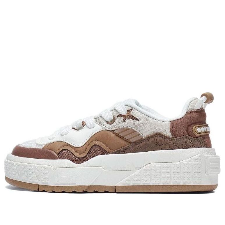 (WMNS) Li-Ning 001 Unblock 'White Brown' AGCT218-4